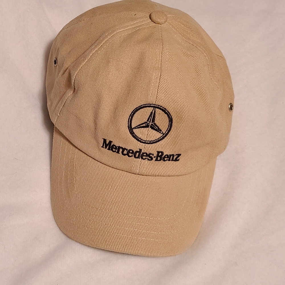 Mercedes Benz Tan Cap